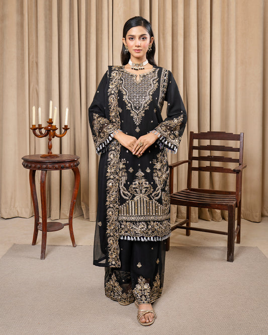 Gulnaar Rust Elegance by Riwaj Fashions