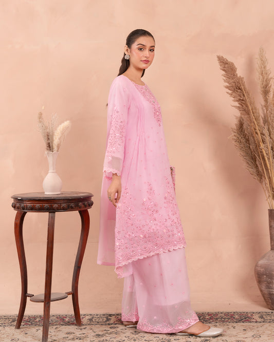 Adaa-e-Noor Baby Pink by Riwaj Fashions