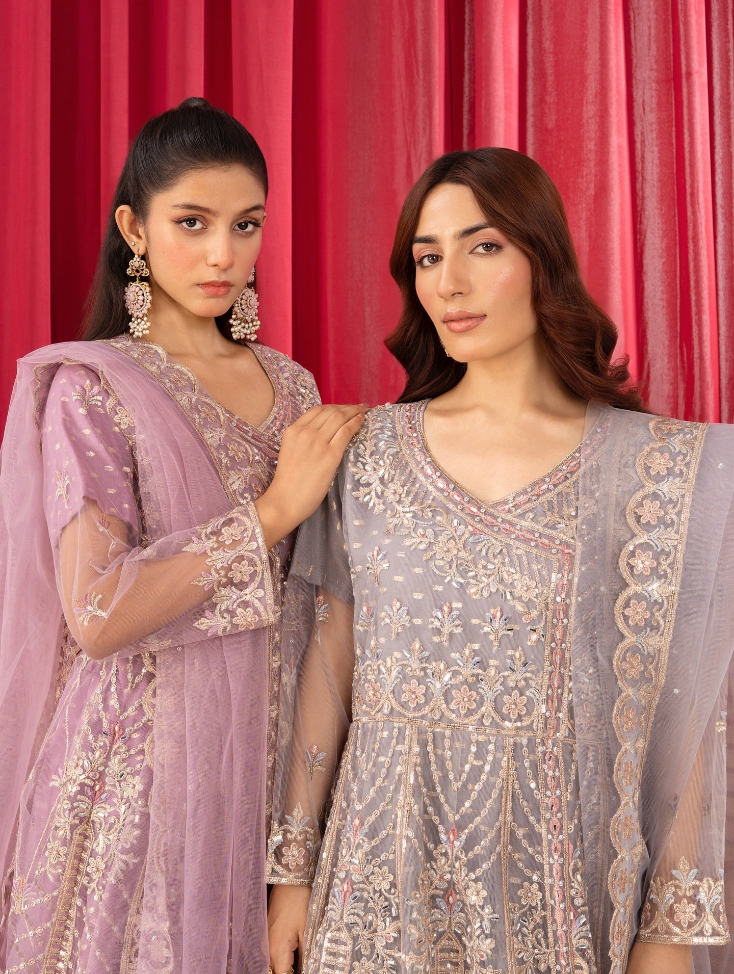 Qiswa Angrakha Maxi by Riwaj Fashions