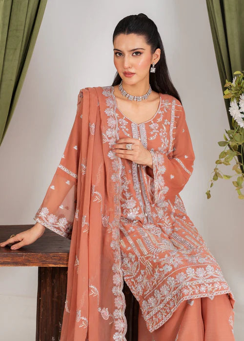 Layla Peach by Riwaj Fashions