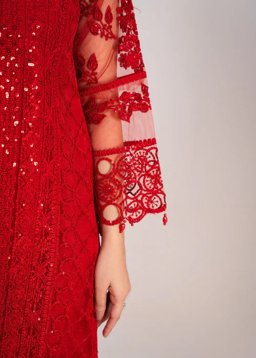 Aabroo Net Red by Riwaj Fashions