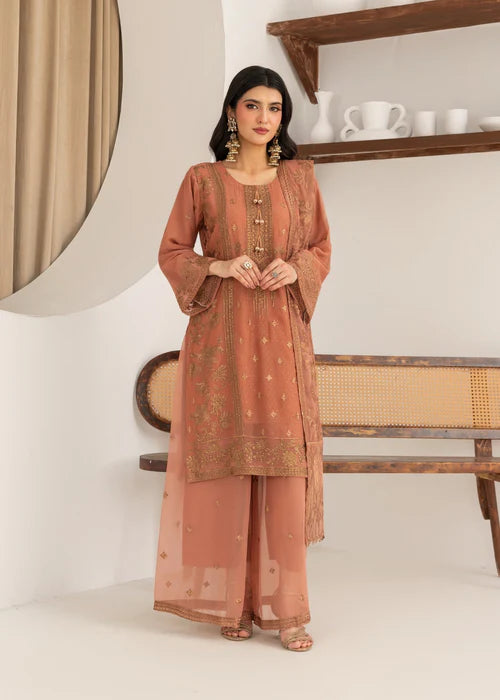Heer Rani Peach by Riwaj Fashions