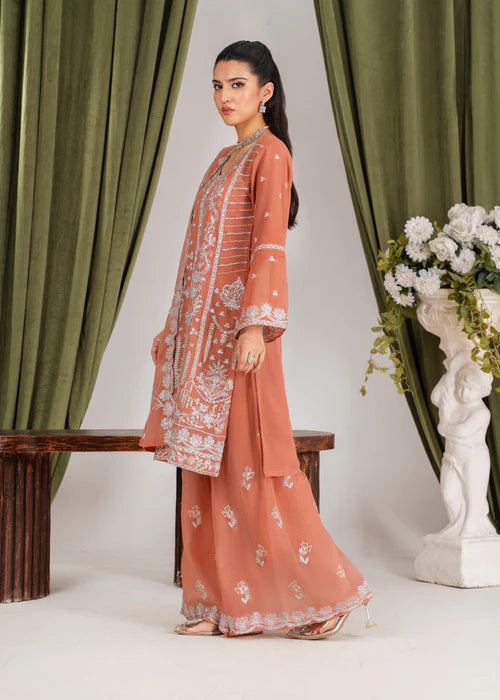 Layla Peach by Riwaj Fashions