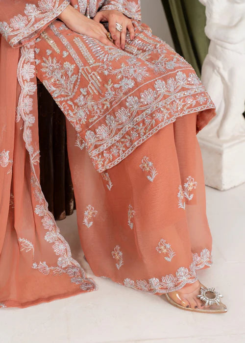 Layla Peach by Riwaj Fashions