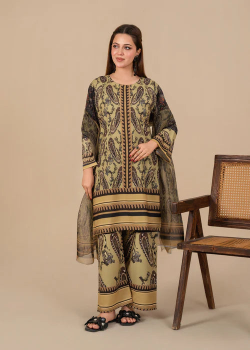 Zohra Crepe Silk Coord Set
