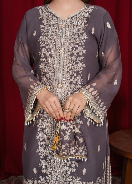 Begum-e-Khaas Plum by Riwaj Fashions