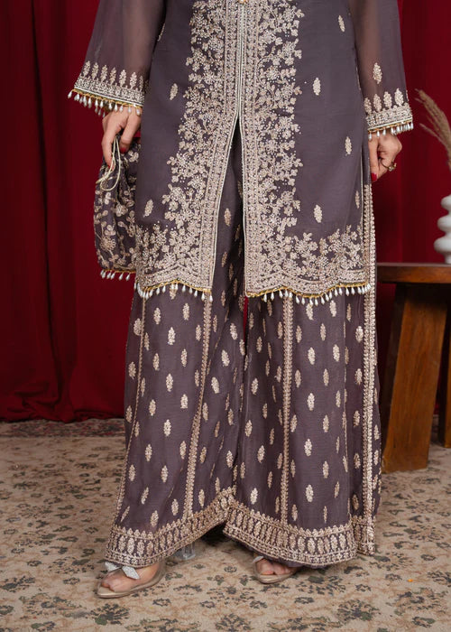 Begum-e-Khaas Plum by Riwaj Fashions