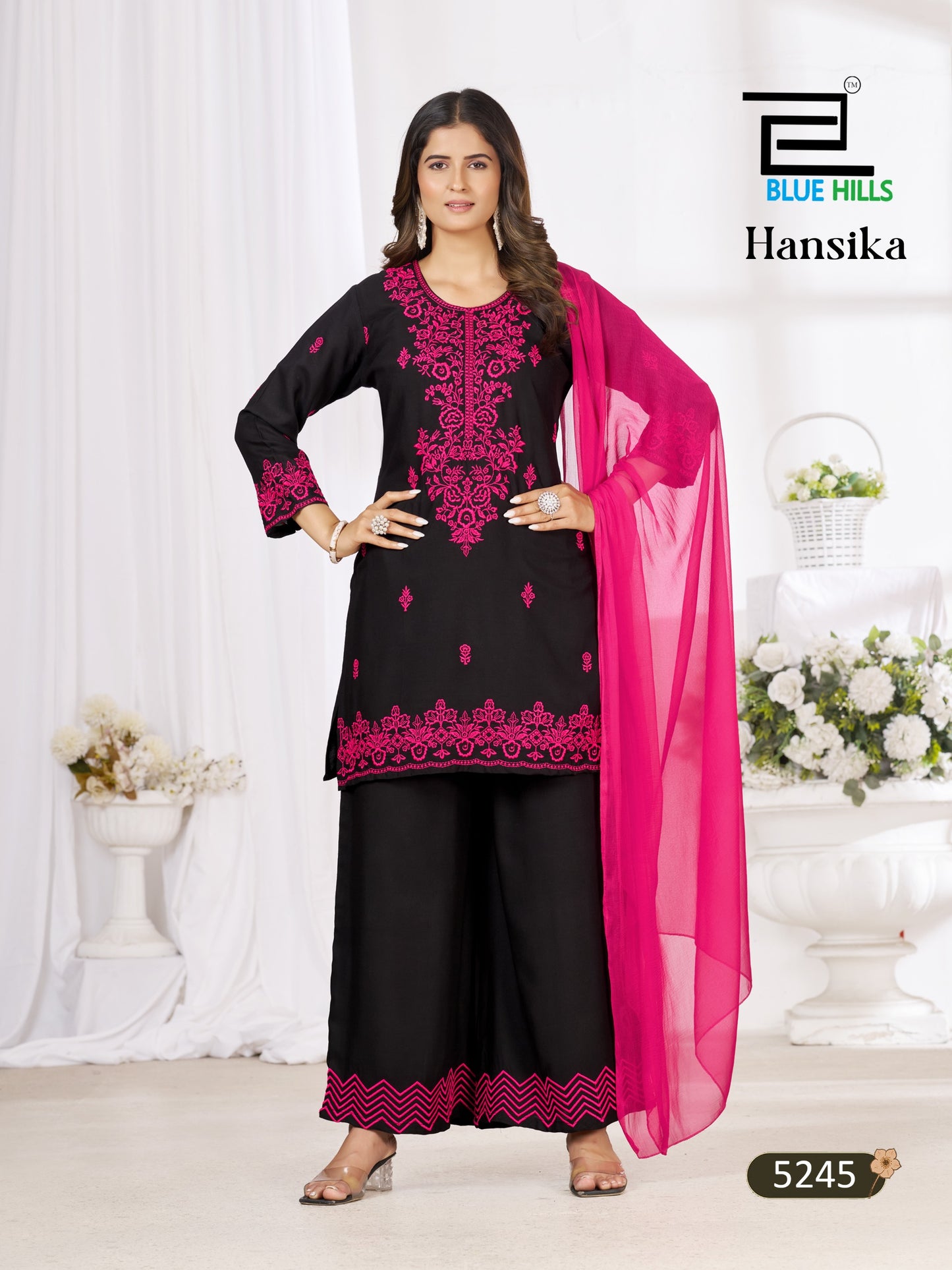 Hansika by Riwaj Fashions – 3 Piece Thread Work Set