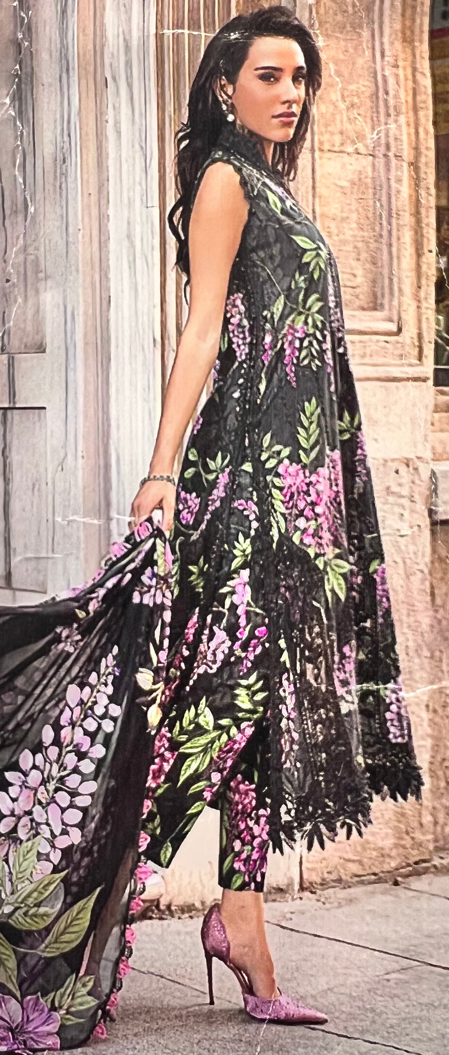 Noor-e-Siyaah – Luxe Printed 3PC Cotton Set