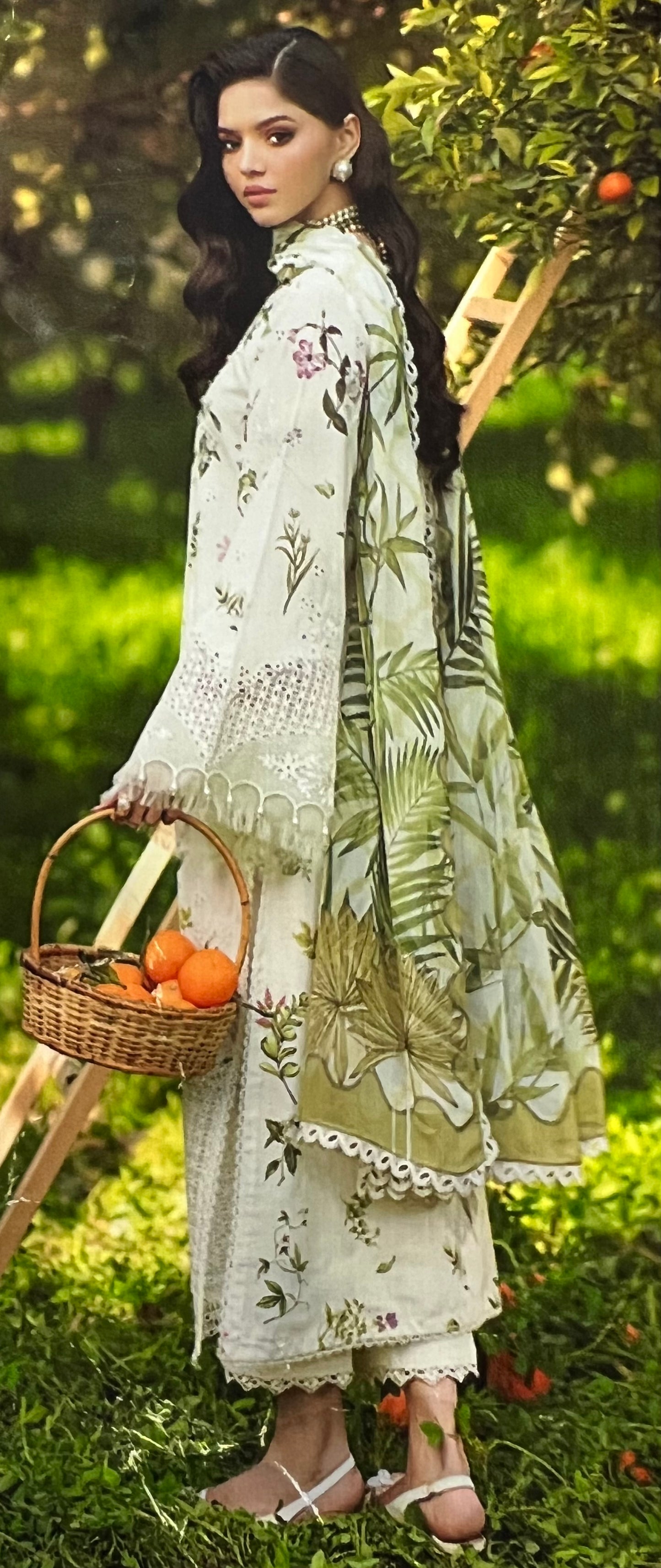 Haya-e-Bahar – Afrozeh Inspired 3PC Floral Cotton Set