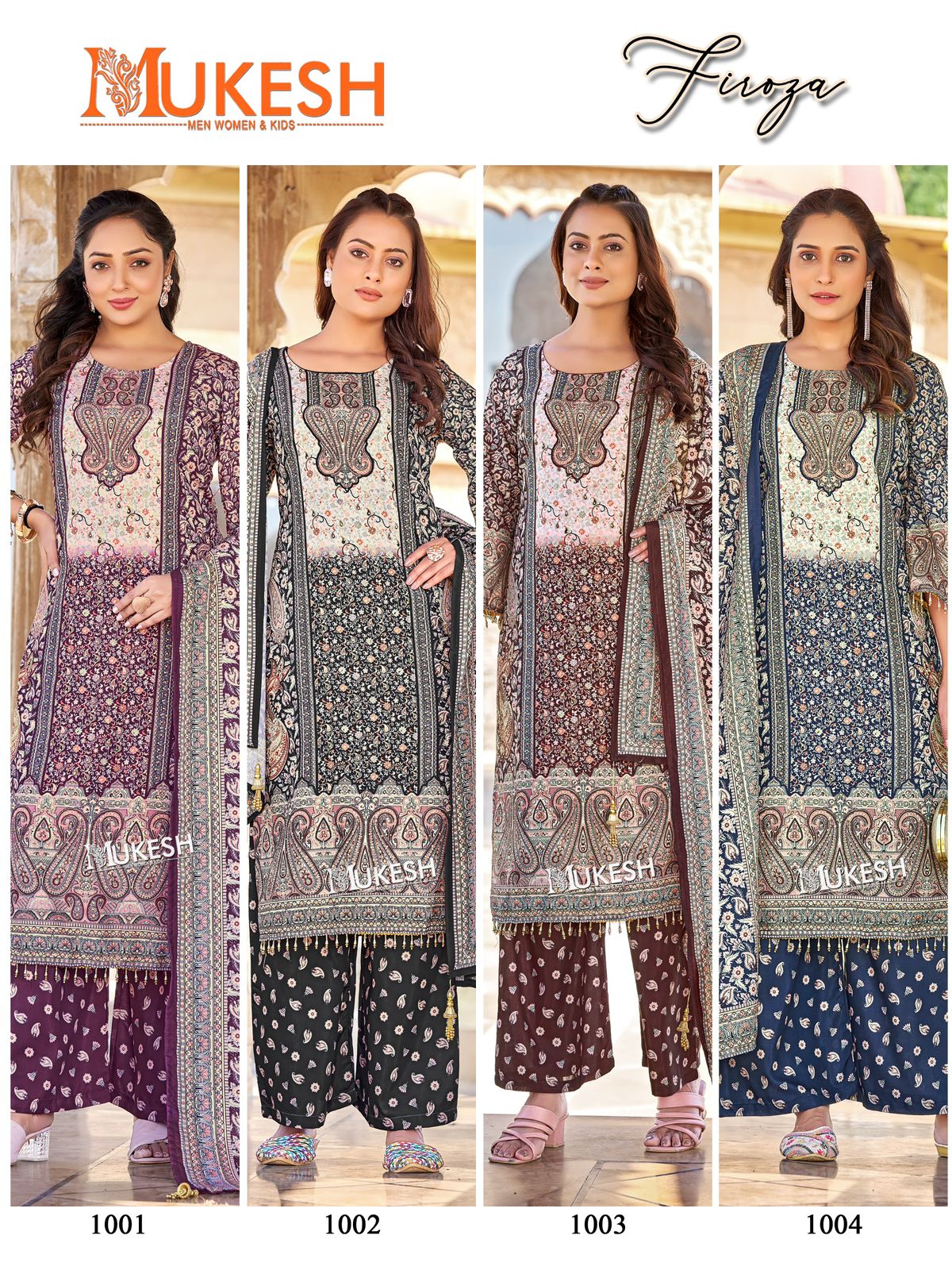 RUKSANA – Premium Mirror Work Sharara Set