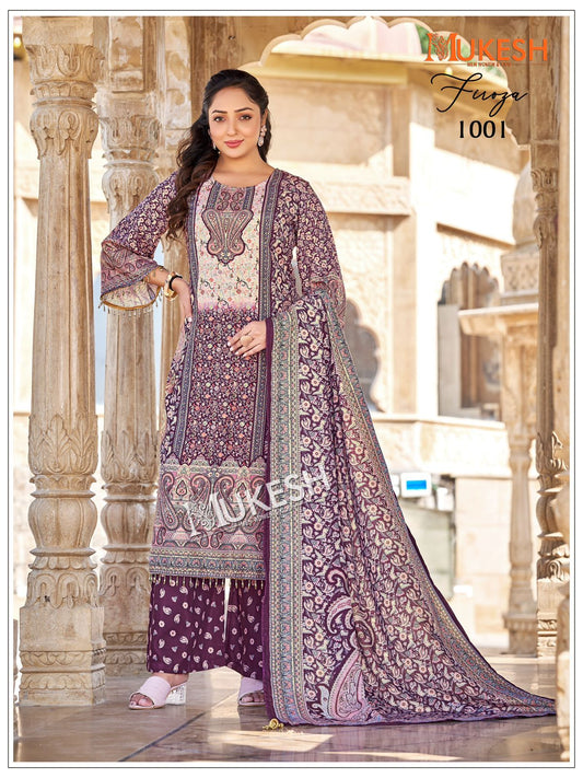 RUKSANA – Premium Mirror Work Sharara Set