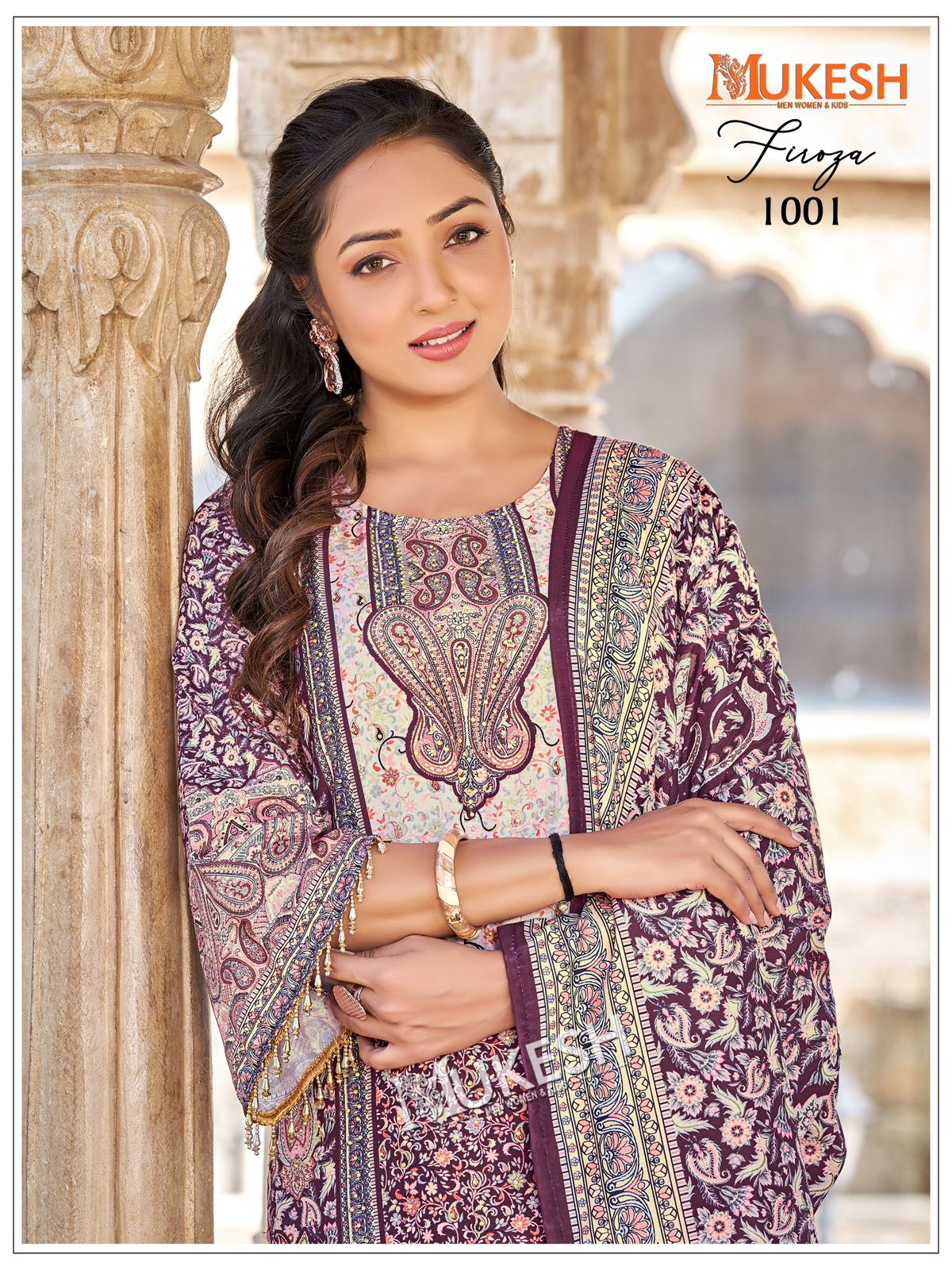 RUKSANA – Premium Mirror Work Sharara Set