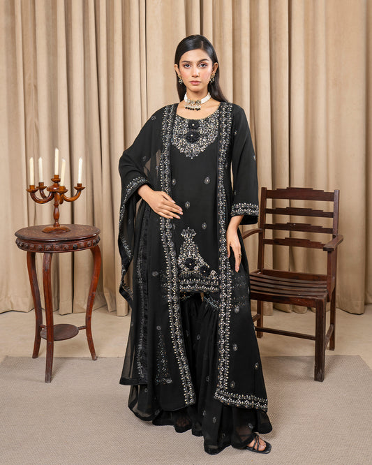 Nazakat Libas Black by Riwaj Fashions
