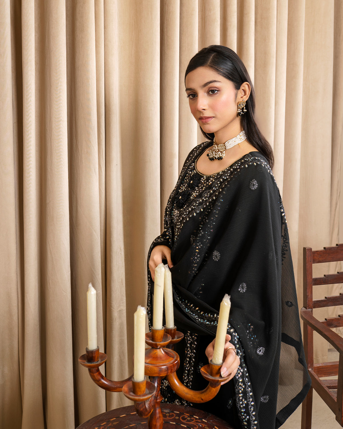 Nazakat Libas Black by Riwaj Fashions