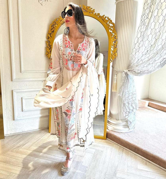 Royal Elegance – Designer Embroidered Palazzo Set