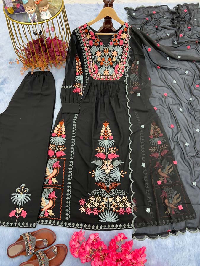 Royal Elegance – Designer Embroidered Palazzo Set