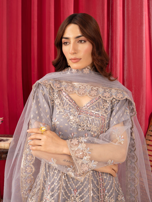 Qiswa Angrakha Maxi by Riwaj Fashions