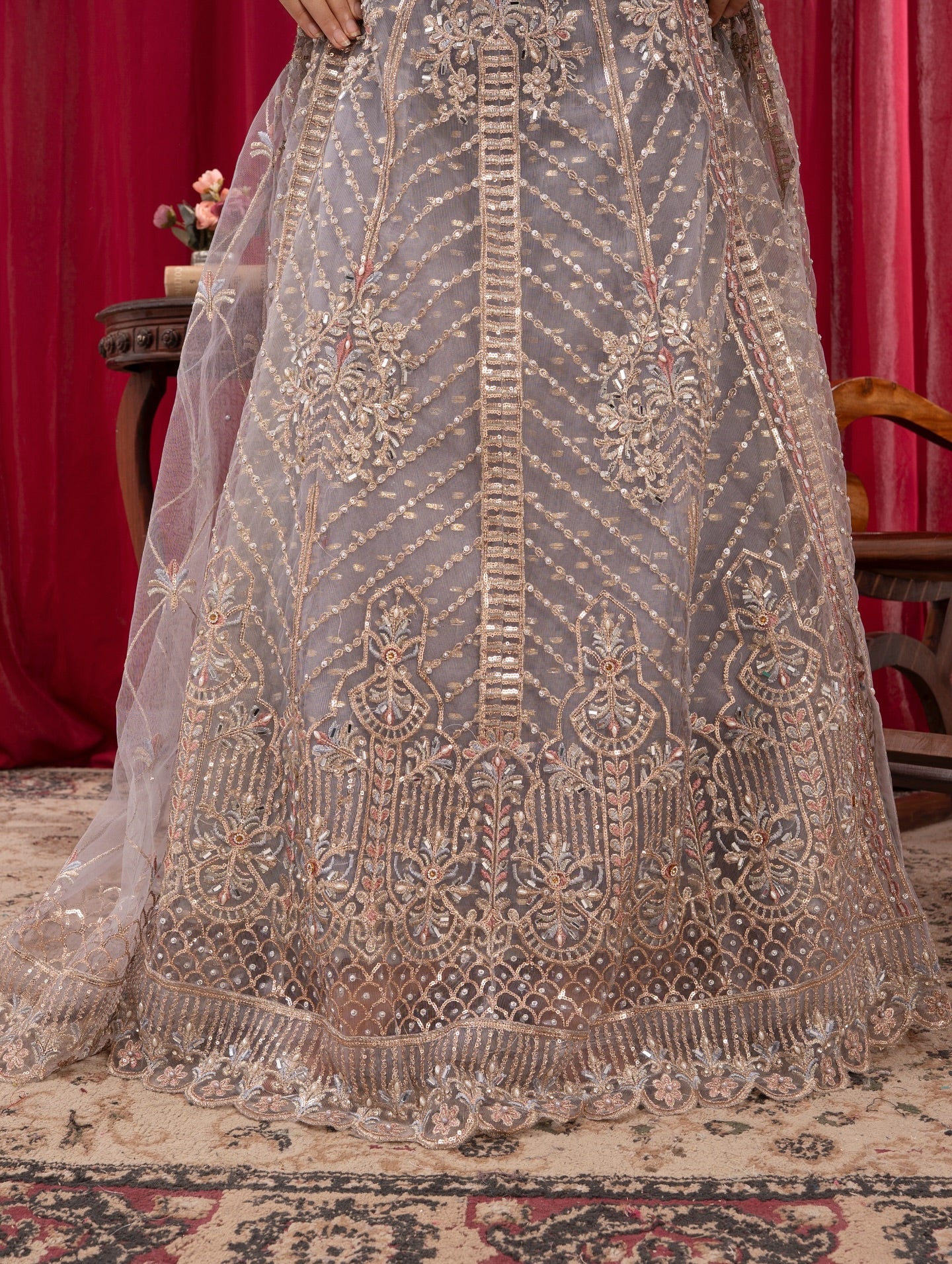 Qiswa Angrakha Maxi by Riwaj Fashions