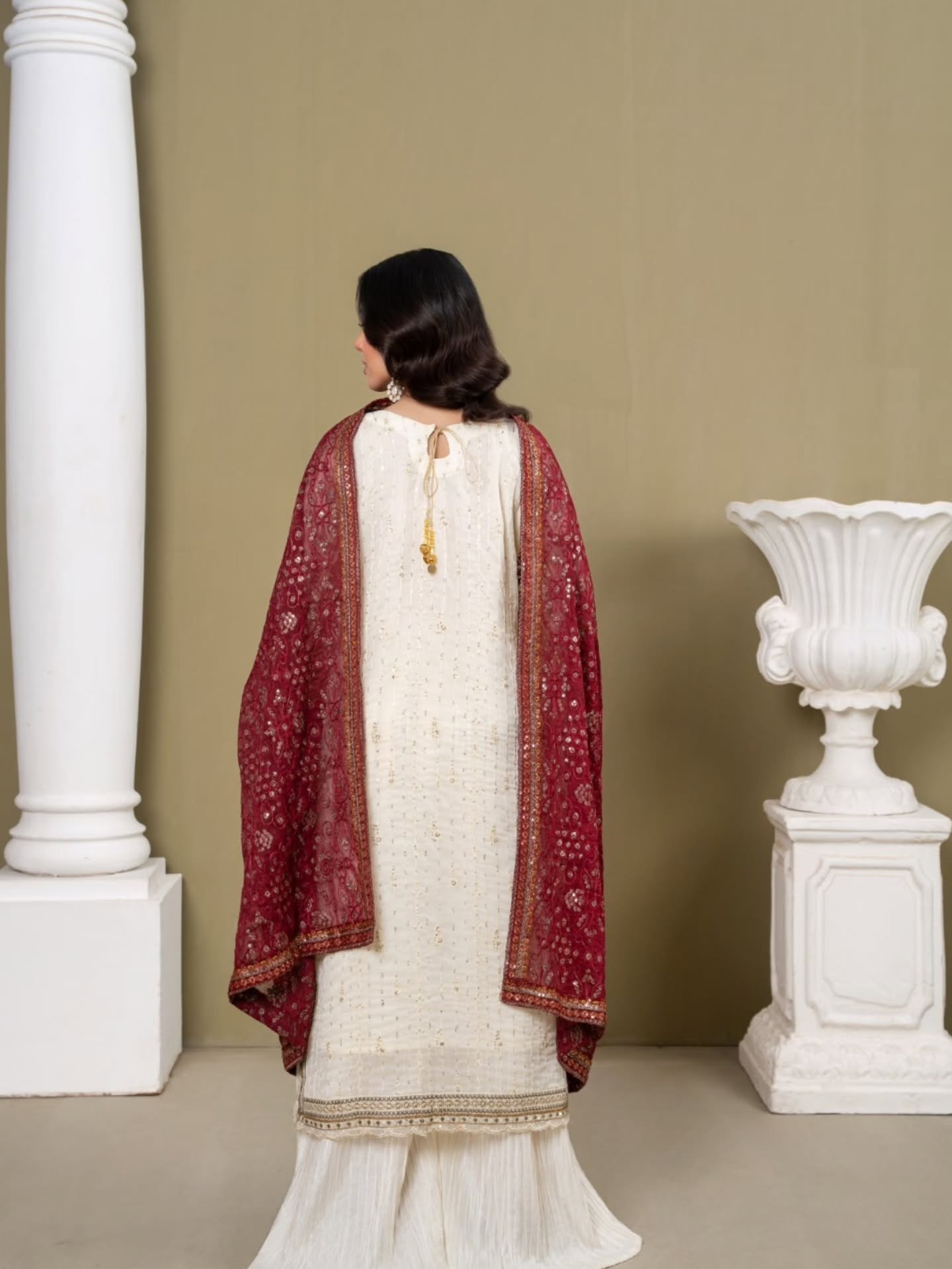 Liyana Noor White by Riwaj Fashions