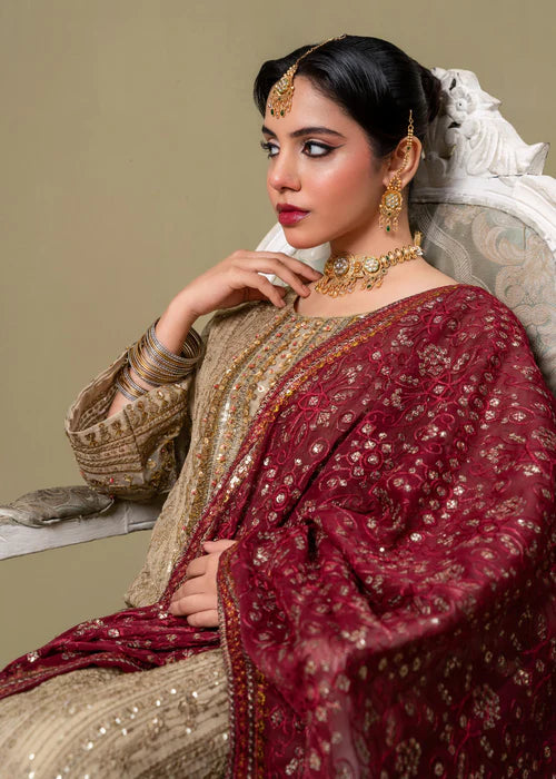 Liyana Noor Beige by Riwaj Fashions