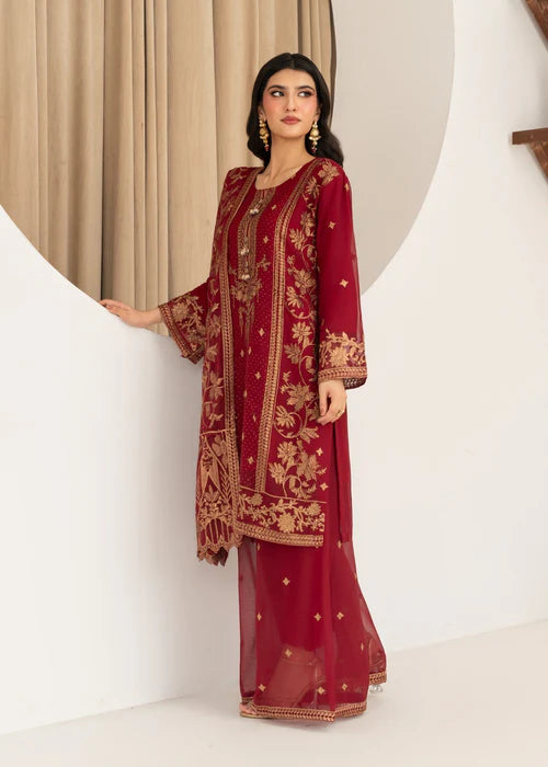 Heer Rani Maroon by Riwaj Fashions