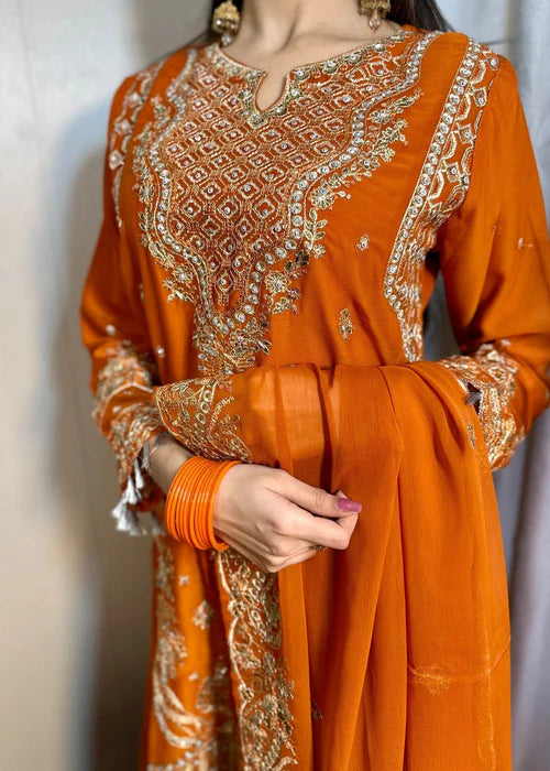 Gulnaar Elegance Rust by Riwaj Fashions