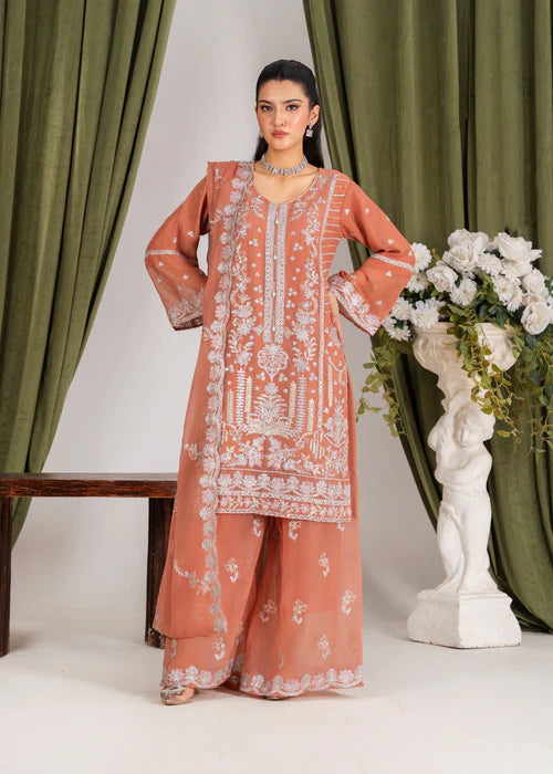 Layla Peach by Riwaj Fashions