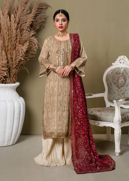 Liyana Noor Beige by Riwaj Fashions