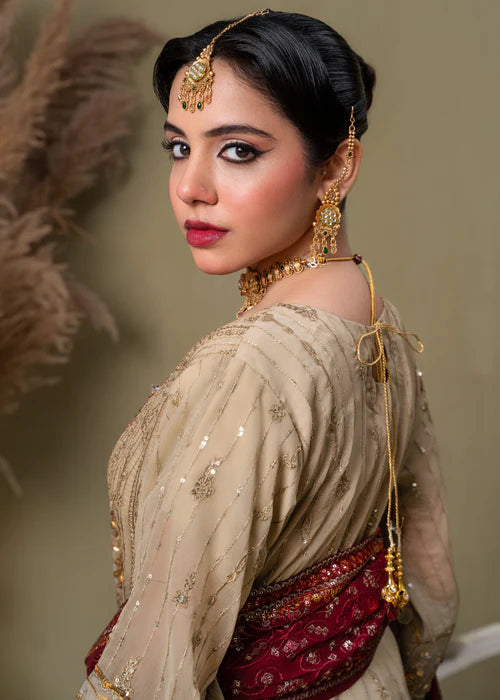 Liyana Noor Beige by Riwaj Fashions