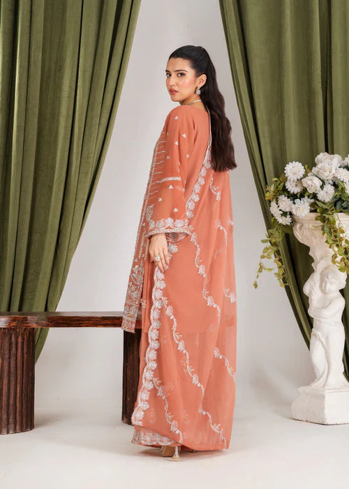 Layla Peach by Riwaj Fashions
