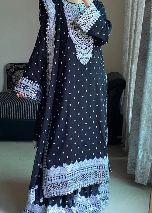 Zeenat-e-Mehfil Black by Riwaj Fashions