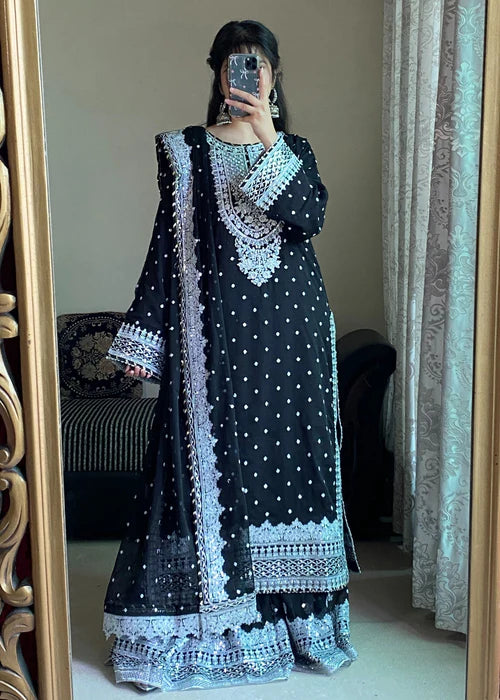 Zeenat-e-Mehfil Black by Riwaj Fashions