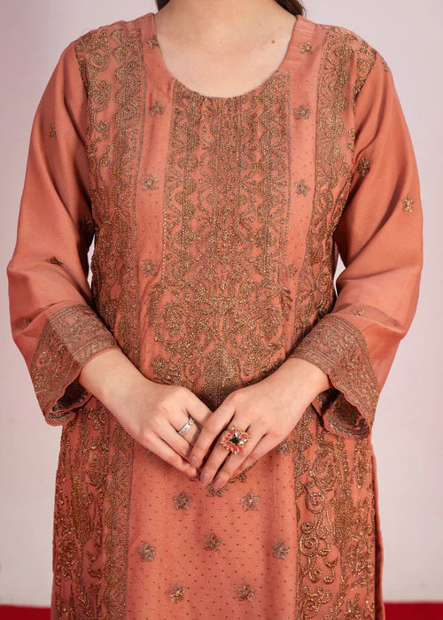Koh Noor Peach by Riwaj Fashions