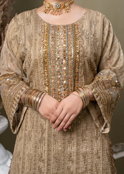 Liyana Noor Beige by Riwaj Fashions