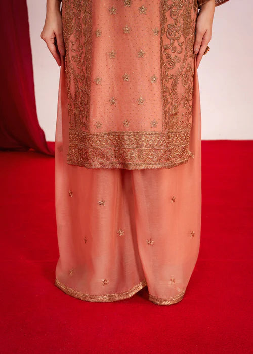 Koh Noor Peach by Riwaj Fashions