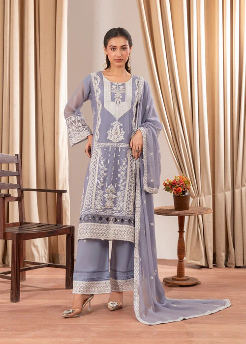 Gul-e-Fiza Embroidered Kurta Set by Riwaj Fashions