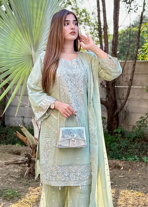 Walima Bloom Gharara by Riwaj Fashions