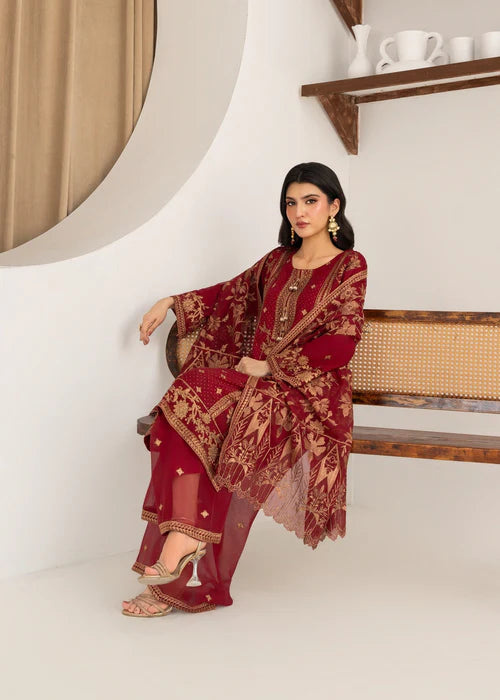 Heer Rani Maroon by Riwaj Fashions